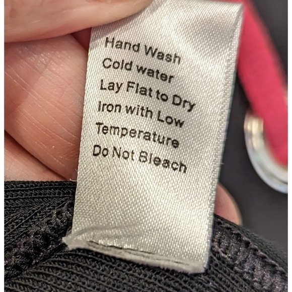 Ming Wang Black Open Cardigan Pink Ribbon Detail Size Medium - Picture 6 of 6